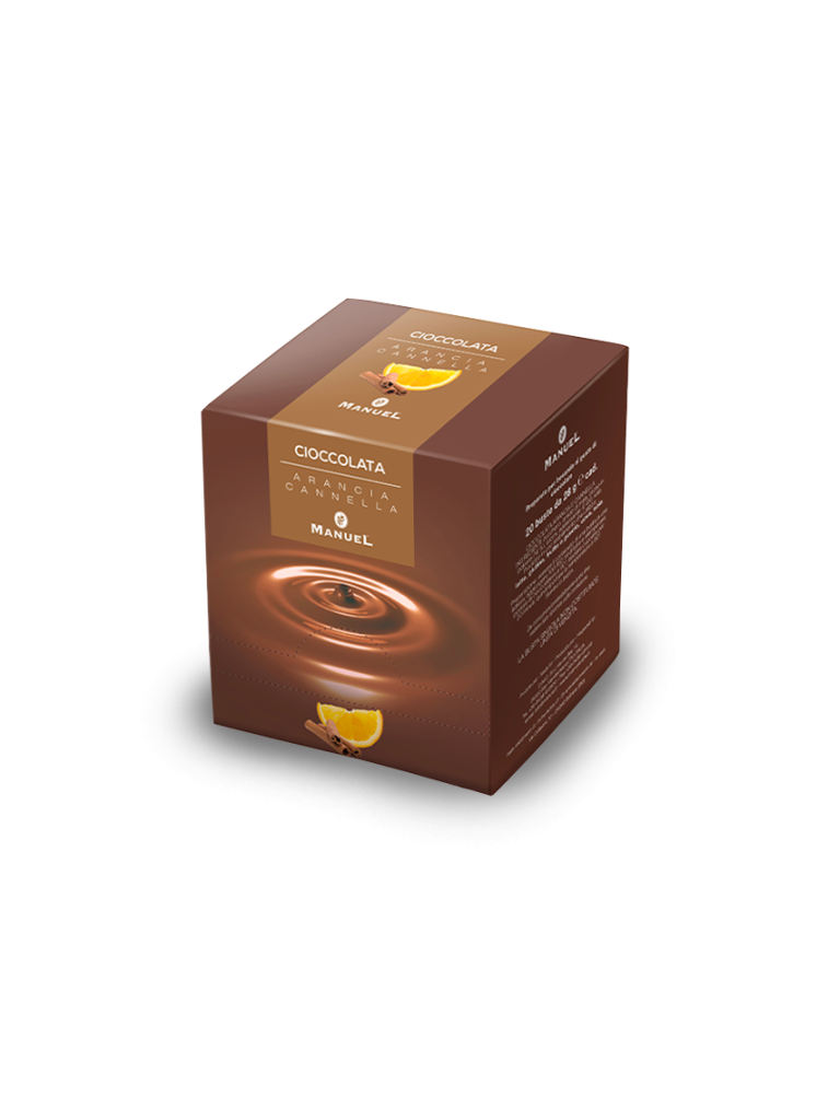 Chocolate Naranja con Canela Display de 20 Sobres