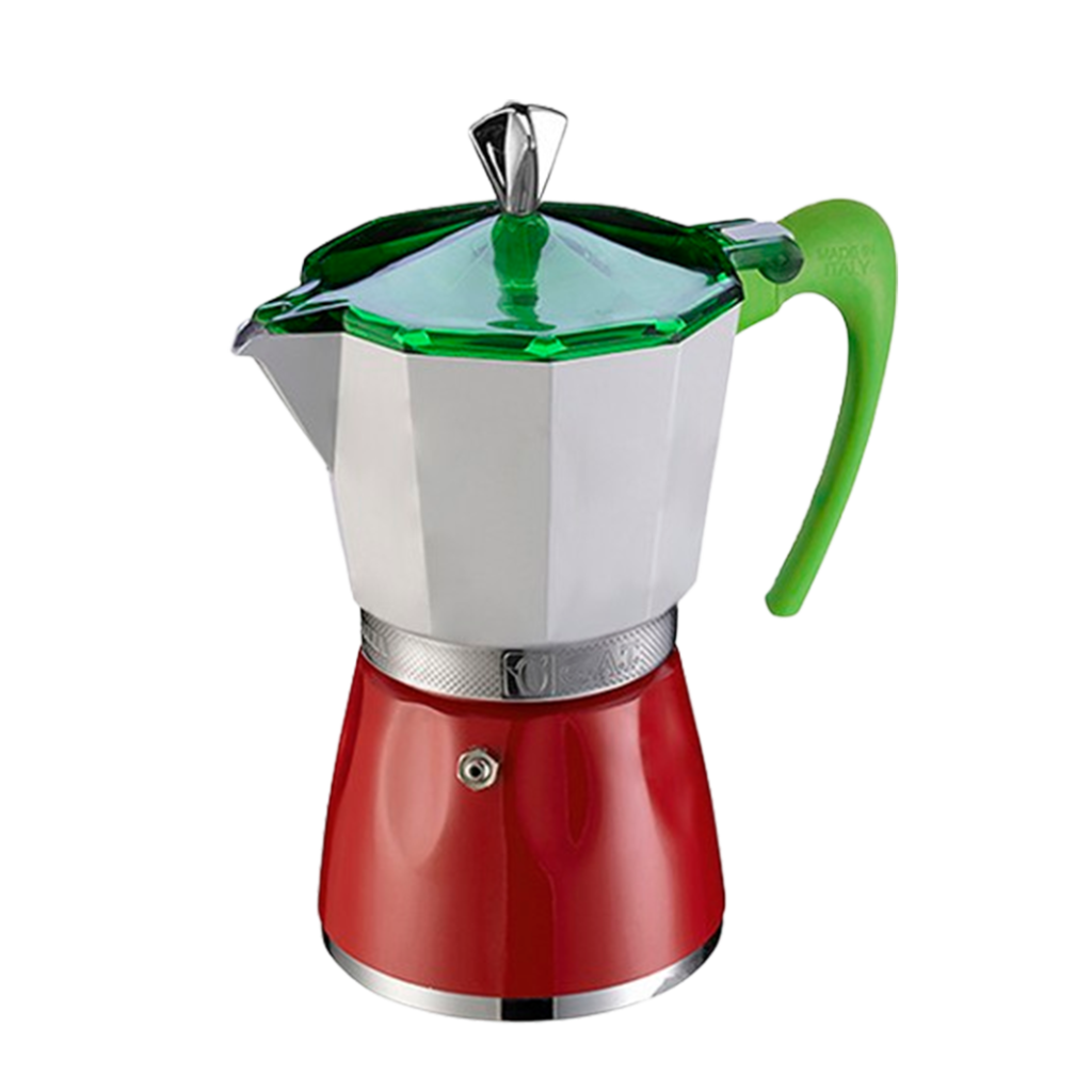 Cafetera Moka Tricolore 3 Taza – G.A.T. Italia