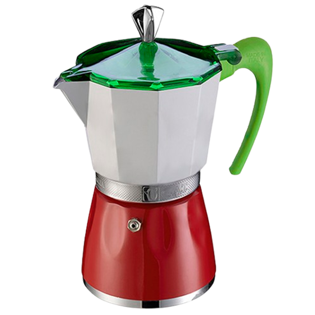 Cafetera Moka Tricolore 6 Taza – G.A.T. Italia